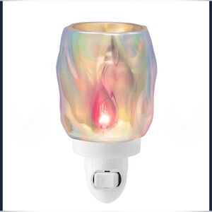 Scentsy Bubbled Iridescent Mini Warmer Pre loved